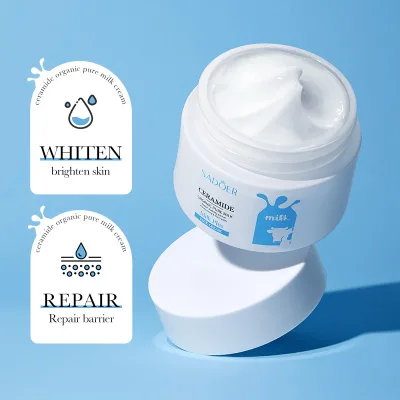 New Product Deep Water Locking Skin Barrier Enhancement Whitening Skin Brightening Delicate and Smooth Ceramide Milk Face Cream