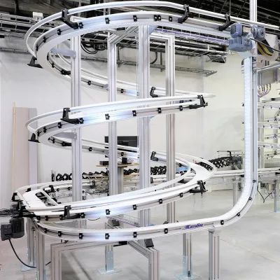KECE New High Quality Durable Adjustable Speed Flexible Nylon Fabric Conveyor Chain Widely Used for Conveying