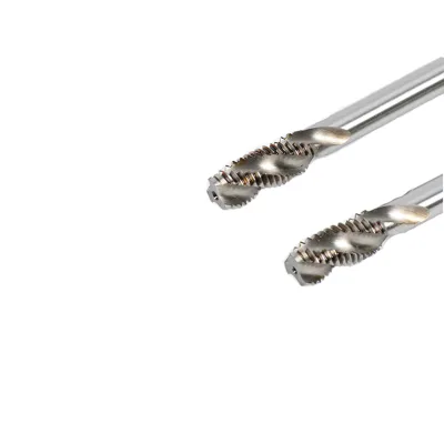 Professional Drill Tap Unit Hss M8*1.25mm Screw Spiral Flute Tap Square Thread Metric Plug Tap Bit for Tapping Machine