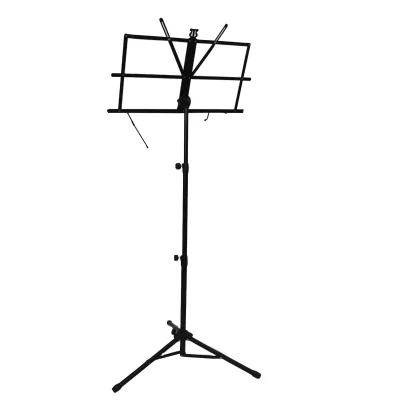 High Quality Durable Metal Adjustable Flexible Sheet Music Stand with R Style Leg