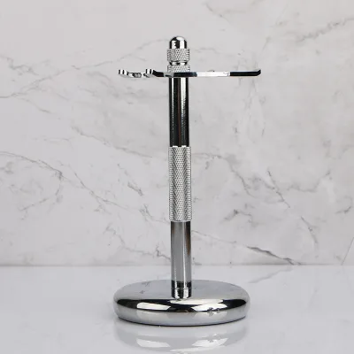 High Quality Chrome Shaving razor and Brush Stand, Safety razor Stand