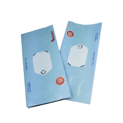 Towel Four Side Sealed Bag Sanitary Napkins Plastic Laminated Gusset Packaging Pouch