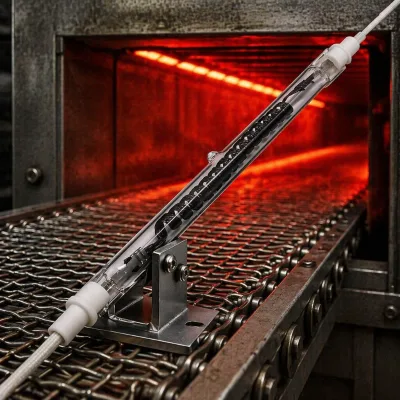 580mm 230v 800w Carbon Fiber Far Infrared Heating Tube Replacement Heating Element for Shoe Assembly Drying Tunnel