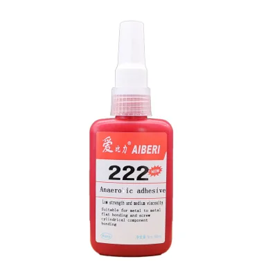 AIBERI Industrial Removable Thread Locking Agent 222 Anaerobic Screw Sealing Liquid Glue 24-Month Shelf Life Firm Fastening