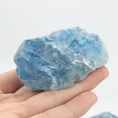 High Quality Natural Blue Fluorite Purple Fluorite  for Home Decoration and Collection