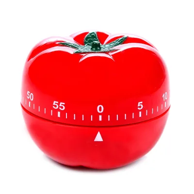 Hot Sale Tomato Shaped Mechanical Kitchen Timer 60 Minutes No Batteries Needed Cooking Baking Kitchen Timer