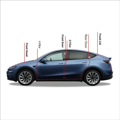 Car Door Weather Seal Strip Sound Insulation Waterproof Dust Reduction Rubber Seal Kit Electric Vehicle for Y/YL Refreshed