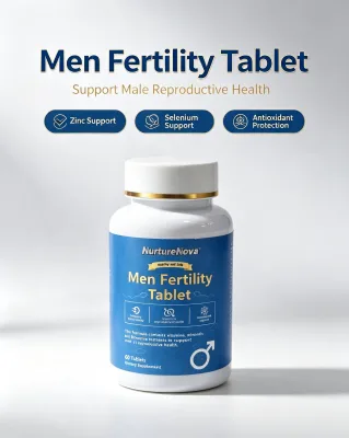 Hot Selling Adult Men Fertility Support Tablets Male Health Supplement with Vitamins Minerals Natural Daily Nutrition Formula