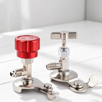 Refrigerant Bottle Opener R22, R134, AR410A Refrigerant Universal Opening Valve air Conditioner Fluorine Addition Tool