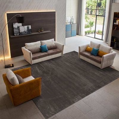 Carpet Underlay 12mm Woven Carpet Bedroom Grey Area Rugs