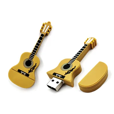Branding Gift Unique Musical Instruments Custom 64 GB Go Personal Cle Usb Guitare