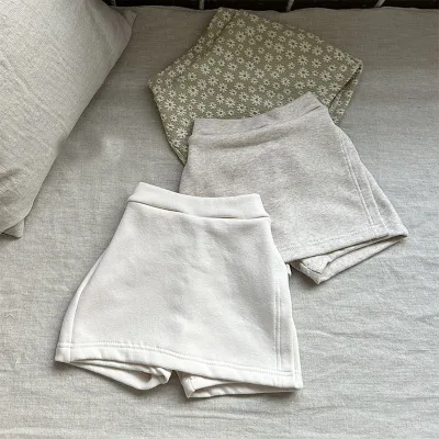 2023 New Arrival Korean Version Ins Spring Baby Girls High-waisted Skirts for 1-3 Years Old Baby