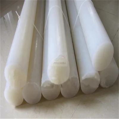 Dia 2 to 100m X1000mm length PFA extrusion rod made from Daikin raw material