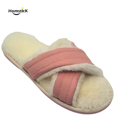 Anti-Slip Slippers Wholesale Cross-belt slippers Comfortable Custom Breathable Fashionable Soft Ladies slippers