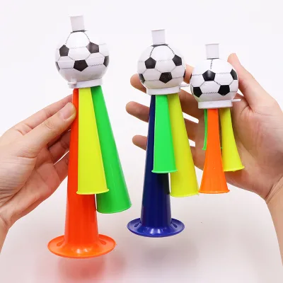 Mini Portable Plastic Cheer Horn Fan Loud Football Noise Maker for Sports Events & Graduation Small Portable Cheering Speaker