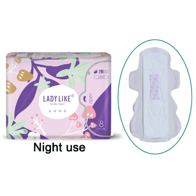 Eco Friendly Disposable Free Sample Customized Layers Sanitary Napkin Ultra Thin