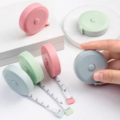 Mini Auto Retractable Soft Measuring Tape Portable Body Sewing Tape Measure Custom Logo Pocket Flexible Ruler
