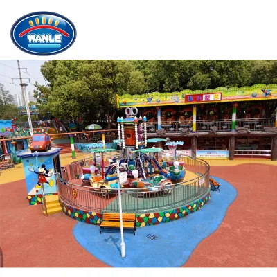 Amusement Park Helicopter Outdoor Park Kids Theme Park Self Control Plane for Sale