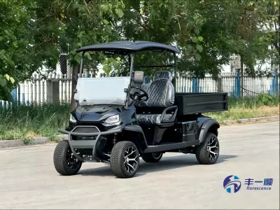 2026 New Multi-functional Heavy Duty Electric Golf Cargo Cart Golf Buggy Truck for Resort Farm Hotel Cargo Transport