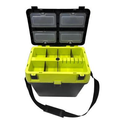 New Arrival Fishing Tackle Box Multi Function Outdoor Sports Fishing Storage Cases With Adjustable Strapt
