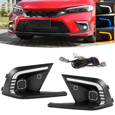 Magicolor Hot Sale Car Led Daytime Running Light Three Color 6000 Lumens 18W for for 2021-2026 12V Waterproof