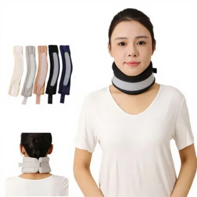 Anatomical Cervical Collar with External PE Plate Reinforced Neck Brace with Breathable Mesh for Stable Support OEM ODM