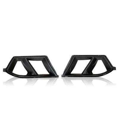 Hot Sale Dry Carbon Fiber Front Bumper Air Duct Vent Trim Replacement for BMW M3 G80 M4 G82 Front Bumper Air Duct