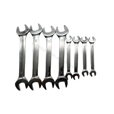 For Repair Shops Promotional Multi Functional Open End Wrench Set Industrial Double Open Wrench Motorcycle Maintenance
