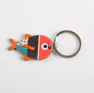 Factory Handmade Natural Bamboo Wood Key Chain for Souvenir Small Gift