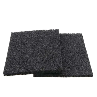 Customized Activated Carbon Materials Filter Cotton Filtration Sponge CL Spherical Mesh Polyurethane Carbon Filter Foam