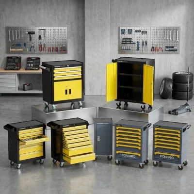 Custom Heavy Duty 7 Drawer Metal Industrial Tool Cart Roller Storage Cabinet with Lock for Garage