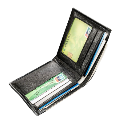 Factory Supply Men Wallet Luxury Design Wallet Bifold Wallet for Business Trending Design