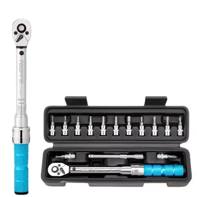 Bike Bicycle Tool Kit Repair Set Torque Wrench 1/4 2-24Nm Road Mountain Bike Bicycle Tools Repair Tool Set Multifunction
