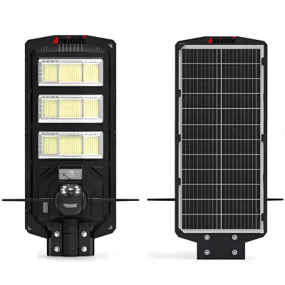 V380 Pro WIFI Solar Street Light Camera 18000 MAh Long Battery Life Automatic Switching Mode Intelligent Power Saving Outdoor