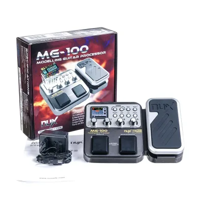 NUX Brand MG-100 With 80 Presets 66 Effects Loop and Expression Processor Electric Guitar Multi Effect Pedal