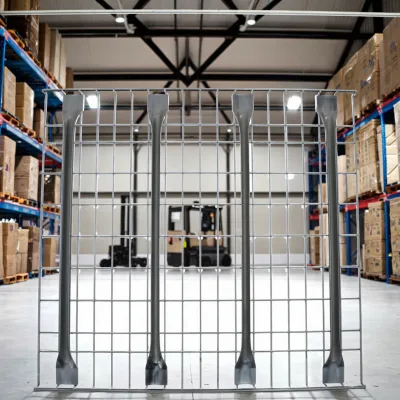 Heavy-Duty High-Strength Foldable Punch Deck Pallet Racking Durable Steel Metal Wire Mesh Decking Factory Cargo Stackable