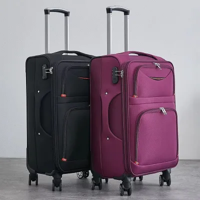 Factory Wholesale Men's and Women's Large Capacity Travel Luggage 20/24/28Inch Waterproof Oxford Cloth Cabin Suitcase for Travel