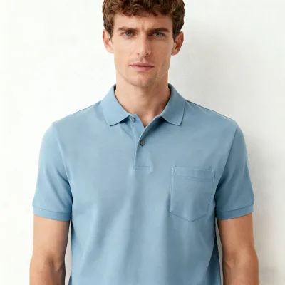 DOGER Custom Men's Cotton Embroidered Breathable Solid Woven Short Sleeve Casual for Shirt Wholesale