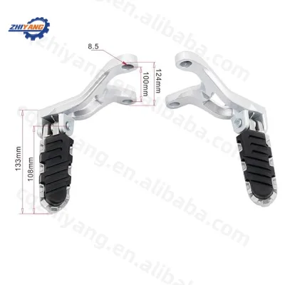 New Product Motorcycle Foot Pedal Rear Passenger Pedal with Manufacturer Direct Sales