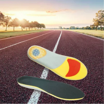 New Hotsale PU Comfort Shock Absorption Insole for Walking and Sports Perforated Foam with Shockproof Rebound