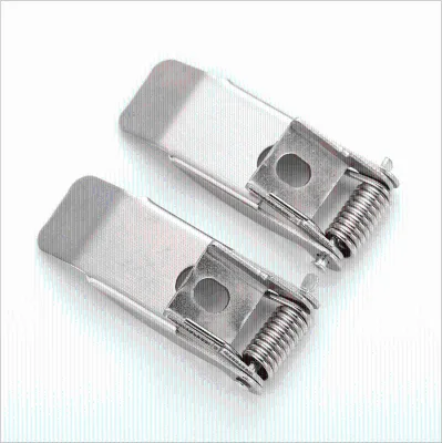 Custom Folding Flat Metal Mounting Coil Stainless Steel Spring Clips/Clamp for LED Down Lights