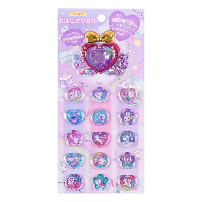 SHANLE Wholesale Cute Animal Clear Resin Sticker Phone Cartoon 3D Crystal Sticker Custom Fun Korean Promotional Gift Sticker Set