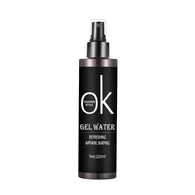 Private Label Hair Gel Water Strong Hold Hair Gel 220ml Moisturizing Long Lasting Non-Sticky Styling Gel for All Hair Types
