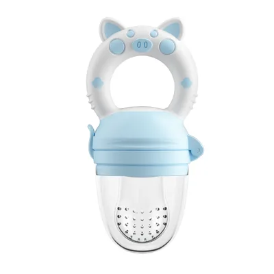 Silicone Baby Fruit Feeder & Teether Safe Fruit/Veggie Nibbler & Soother