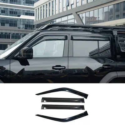 Fit for Denza B5 Window Visors, Thickened Widened Rain Deflector, Gap Ventilation Adhesive Rain Eyebrow Exterior