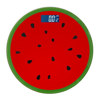 Digital Body Scale with Citrus Design and LCD Display Bathroom Scale