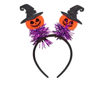 Halloween themed decorative items, hairbands, Ghost Festival parties, pumpkins, spiders, headwear
