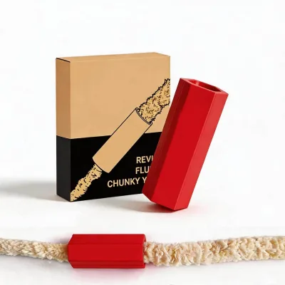 Durable Lightweight Yarn Fluffing Tool Compact Portable Yarn Texture Enhancer Chunky Yarn Fluffer for DIY Craft