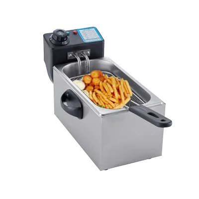Capacity Optional Stainless Steel Portable Restaurant Electric Donut Potato Chips Commercial Household Chicken Deep Fryer