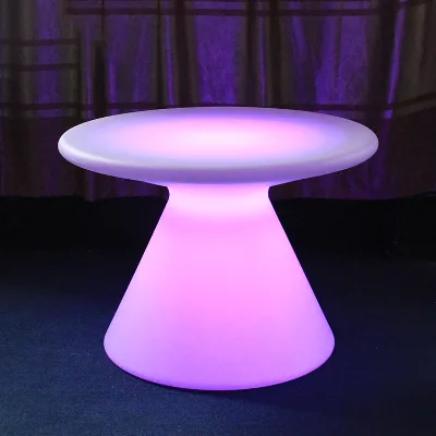 Manufacturer customized Outdoor Event LED Furniture Wedding Glow Dining Table and Chairs hotsale